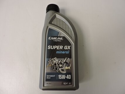 Olej CARLINE Super GX benzin 15W-40 1L