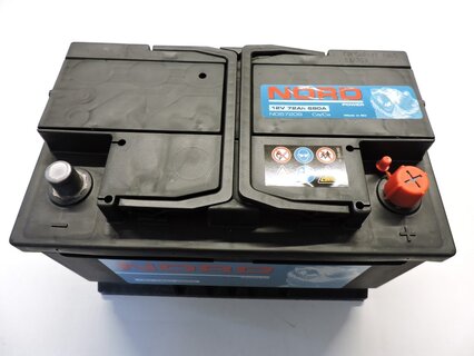 NordPower 12V 72Ah 680A - výměna za starou baterii