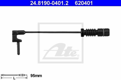 Výstražný kontakt MERCEDES-BENZ, ATE 620401