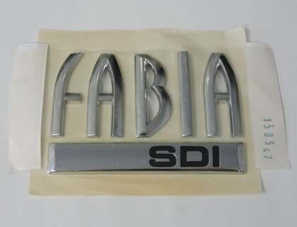 Nápis FABIA I. SDI ORIGINAL 6Y0853687G