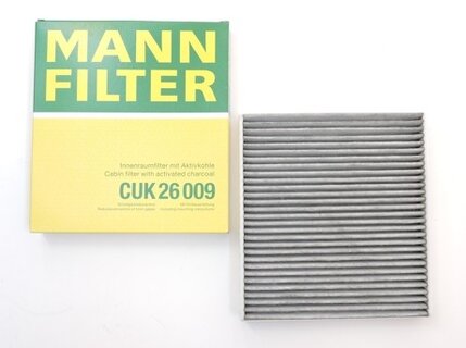 Filtr uhlíkový OCTAVIA III., MANN FILTER CUK26009