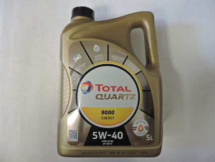 TOTAL QUARTZ 9000 ENERGY 5W-40 5L