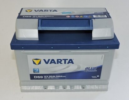 VARTA BLUE DYNAMIC 12V 60Ah 540A - výměna za starou baterii, 560409054