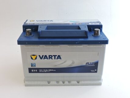 VARTA BLUE DYNAMIC 12V 74Ah 680A 574012068 - výměna za starou baterii