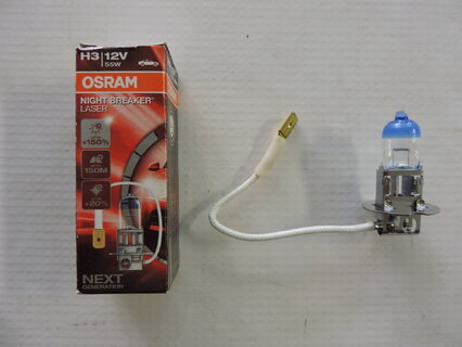 OSRAM H3 +150% NIGHT BREAKER LASER, 64151NL