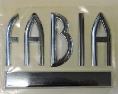 Nápis FABIA, ORIGINAL 6Y0853687