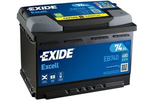 EXIDE 12V 72Ah 680A