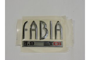 Nápis FABIA 1,9 TDI, ORIGINAL 6Y0853687T