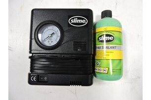 Sada opravná na pneu s kompresorem, SLIME CRK0305-IN