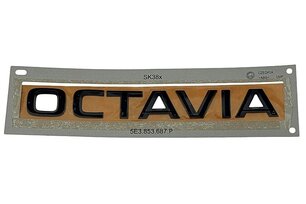 Nápis černý "OCTAVIA" OCTAVIA IV., ORIGINAL 5E3853687P