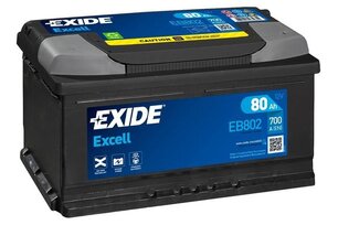 EXIDE 12V 80Ah 740A